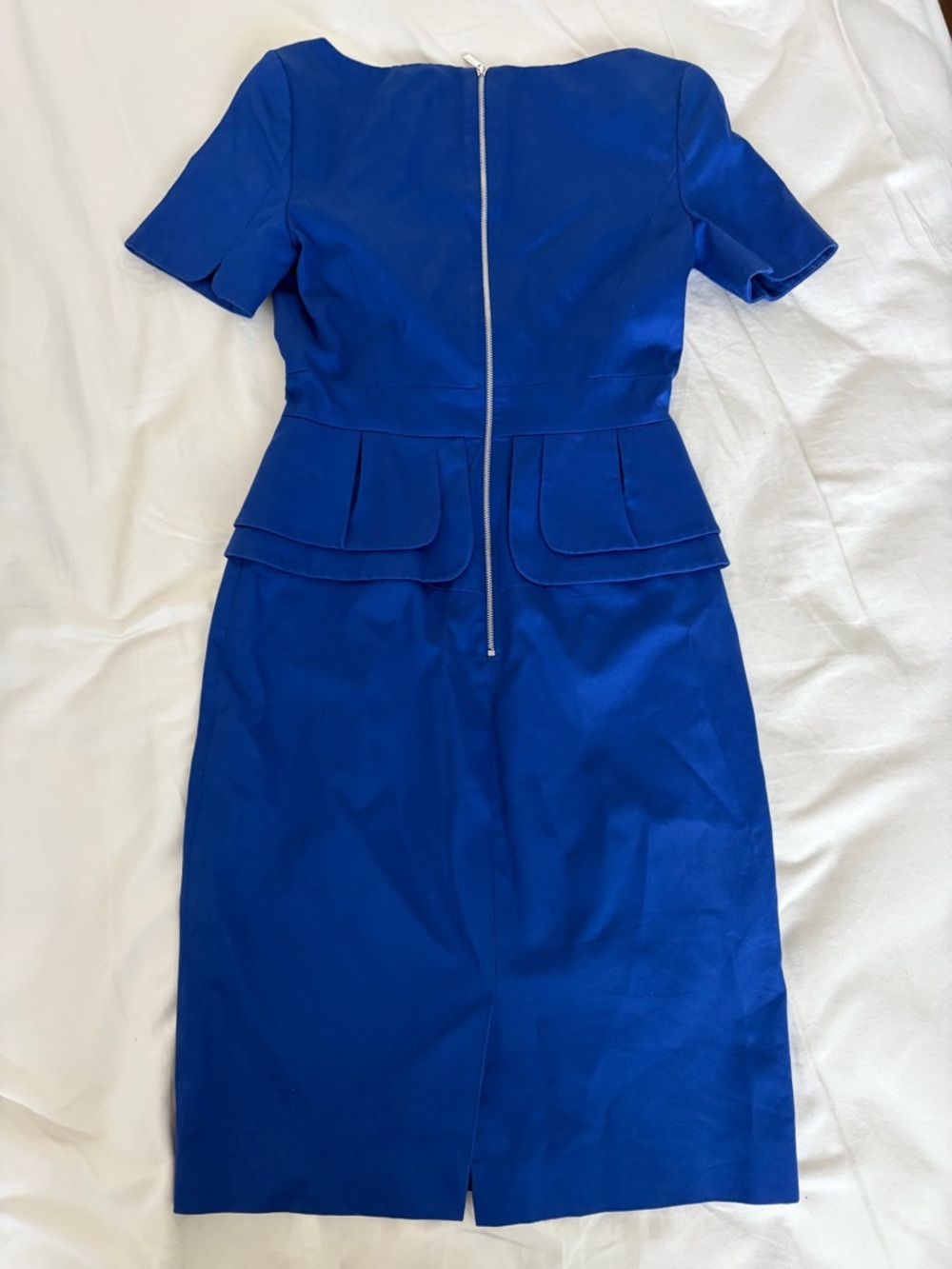 Karen Millen Royal Blue Midi Sheath Dress - Picture 3 of 4